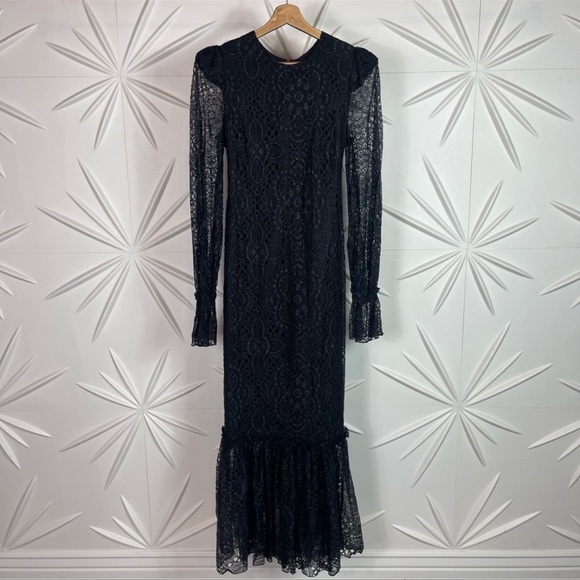 The Vampire's Wife X H&M The Night Whisperer Black Lace Dress 🖤 - Picture 13 of 17
